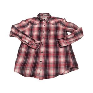 Ariat Real Billie Jean Plaid Button Down Shirt‎  Long Sleeve Women's Size XS
